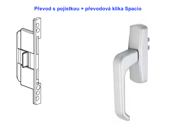 Převodová klika Spacio